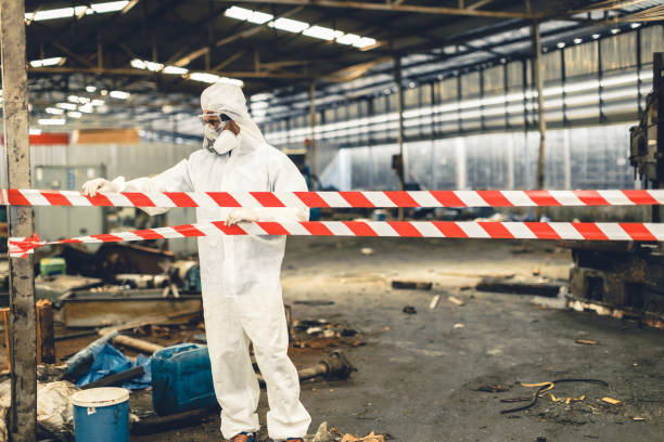 Professional Infectious Disease Decontamination technician working in Freedom, PA